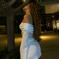 Layla white skirt